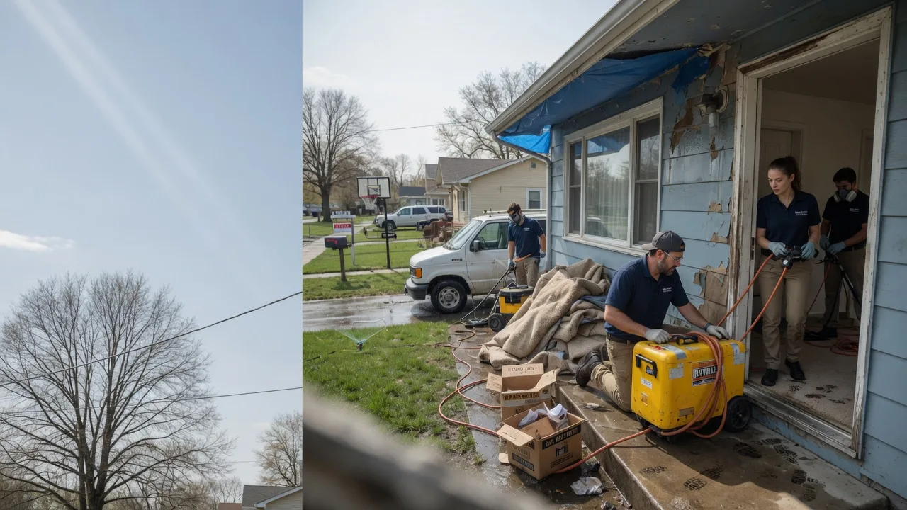 Basement Flood Cleanup in Spencer, OH near me